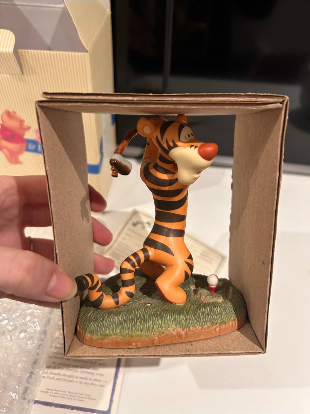 Pooh and friends porceline figure
